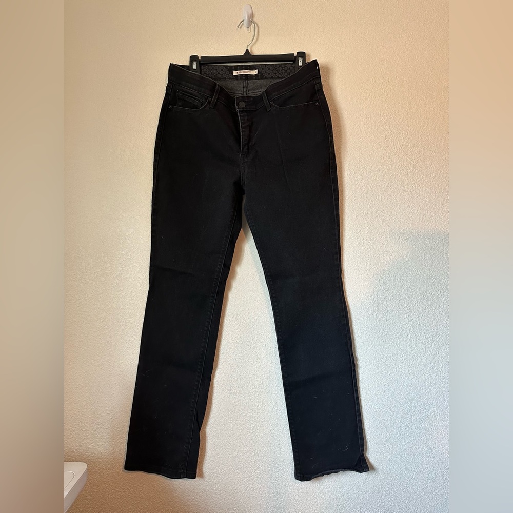 Levi’s 525 Perfect Waist Straight Leg Jeans Black 12